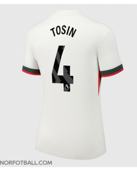 Billige Fotballdrakt Chelsea Tosin Adarabioyo #4 Replika Bortedrakt Dame 2025-26 Kortermet Billige Fotballdrakt Chelsea Tosin Adarabioyo #4 Replika Bortedrakt Dame 2025-26 Kortermet